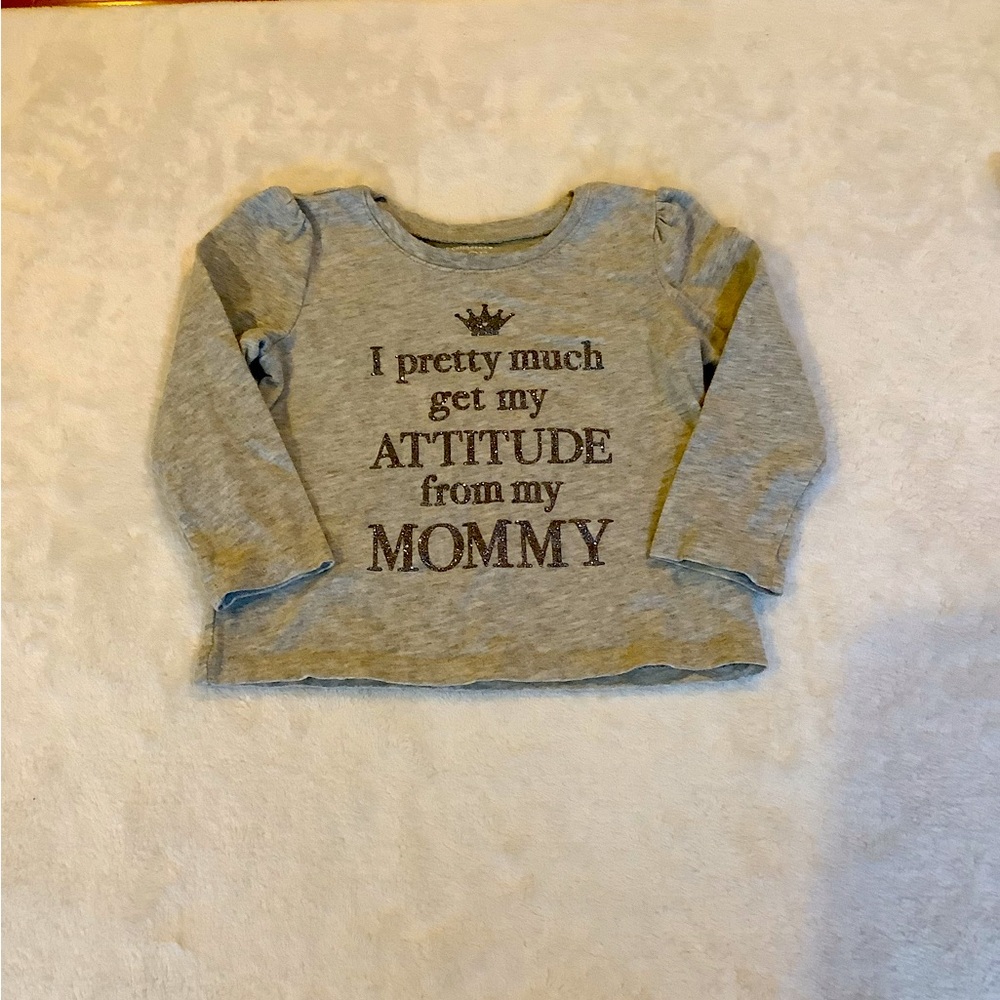 BUNDLE! Adorable and Sparkly Toddler Girls Long Sleeve T-shirt! Size 12-18M